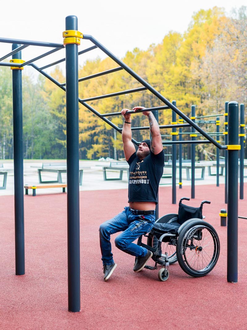 Barrierefreie Calisthenics Station - ActiveTogether