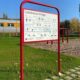 Anleitung - Hinweisschild an der Calisthenics-Anlage in Stadt Esslingen