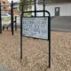 Anleitung - Hinweisschild an der Calisthenics-Anlage in Stadt Korn West Heim