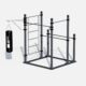 Mobile Calisthenics Station mit Boxsackhalterung: Vielseitige Trainingsstation für Indoor und Outdoor. Ideal für Krafttraining, Klimmzüge und Boxtraining. Perfekt für Fitnessstudios und Events.