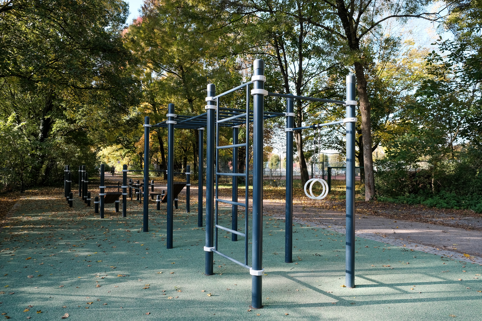 Calisthenics Park am PSK Sportgelände in Karlsruhe-Dammerstock